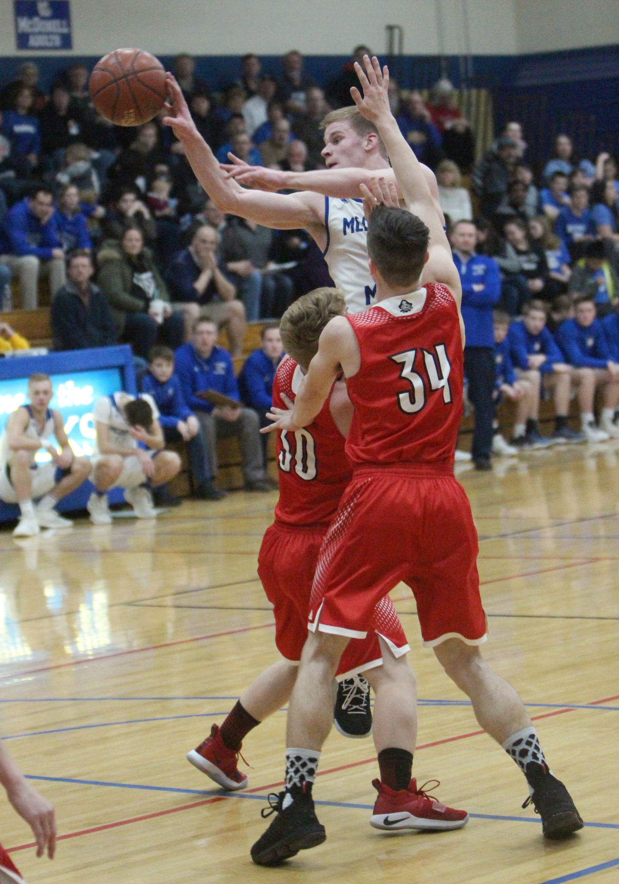 Prentice at McDonell boys basketball 3-2-19